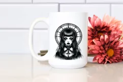 Detailed Gothic Girl PNG Product Image 2