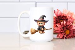 Funny Witch Bear Design | Sublimation | Clipart Product Image 2