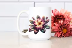 Shiny Detailed Primrose Watercolor | Clipart Product Image 2