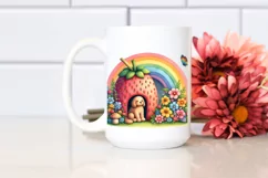 Dog House Rainbow Mushroom | Clipart Product Image 2