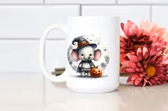 Cute Halloween Baby Elephant PNG Product Image 2