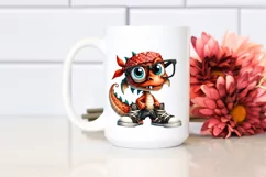 Funny Dragon Portrait with es, Transparent PNG Product Image 2