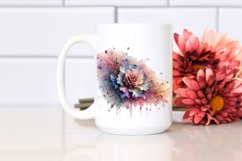 Shiny Abstract Pastel Carnation | Clipart Product Image 2