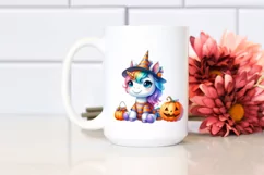Baby Unicorn Halloween Clipart Product Image 2