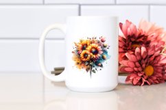 Abstract Vibrant Sunflower | Clipart Product Image 2