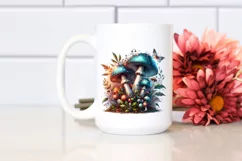 Magical Mushroom,Watercolor PNG Product Image 2