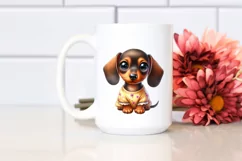 Funny Baby Dachshund Clipart Product Image 2
