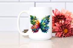 Abstract Vibrant Butterfly PNG Product Image 2