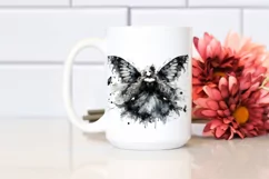 Washed Watercolor Gothic Fairy, High-Res PNG Product Image 2