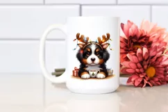 Watercolor Bernese Mountain Dog PNG Product Image 2