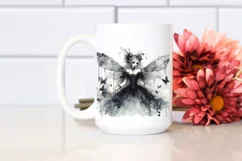 Washed Watercolor Gothic Fairy, High-Res PNG Product Image 2