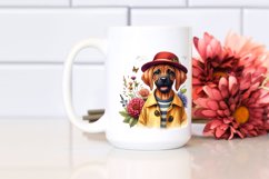 Sublimation Clipart of Baby Rhodesian Ridgeback in Raincoat Product Image 2