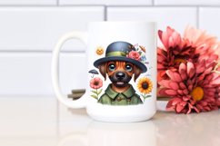 Sublimation Clipart of Baby Rhodesian Ridgeback in Raincoat Product Image 2