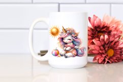 Cute Baby Unicorn Beachwear from Golden Sun | Clipart Product Image 2