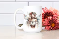 Washed Watercolor Boho Fairy, High-Res PNG Product Image 2