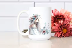 Washed Watercolor Boho Fairy, High-Res PNG Product Image 2