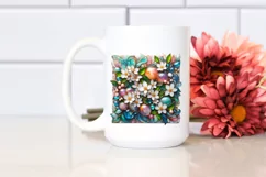 Watercolor Luxury Flower Splash Clipart Product Image 2