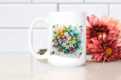 Watercolor Luxury Flower Splash Clipart Product Image 2