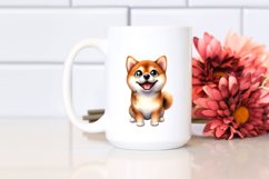 Funny Shiba Inu Sitting Clipart Product Image 2