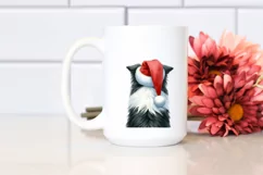 Sweet Border Collie with Christmas Decor, High-Res PNG Product Image 2