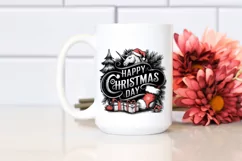 Retro Christmas Unicorn Png Product Image 2