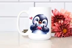 Detailed Funny Cute Penguin Portrait Clipart Product Image 2
