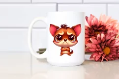 Crazy Chihuahua Cartoon Funny Clipart Product Image 2
