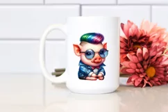 Sitting Baby Pig, PNG Product Image 2