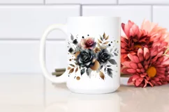 Colorfull Abstract with Black Roses PNG Product Image 2