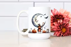Funny Halloween Moon, Transparent PNG Product Image 2