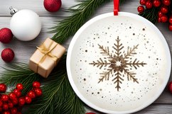 Round Christmass Ornament PNG Product Image 2