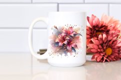 Shiny Azalea Watercolor, Metallic Small Product Image 2