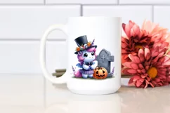 Cute Halloween Baby Unicorn | Sublimation | Clipart Product Image 2