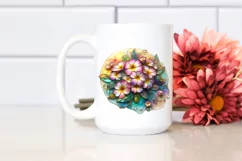 Watercolor Luxury Flower Splash Clipart Product Image 2