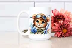 Colorful Baby Lion | Sublimation | Clipart Product Image 2