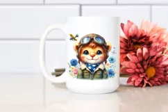 Colorful Baby Lion | Sublimation | Clipart Product Image 2
