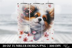 Floral Tumbler, 20 oz Skinny Tumbler Wrap, 20 oz Skinny Tumb Product Image 2