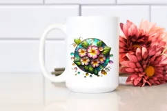 Watercolor Luxury Flower Splash Clipart Product Image 2