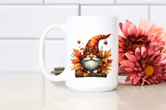 Detailed Autumn Gnome PNG Product Image 2