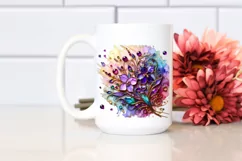 Watercolor Luxury Flower Splash Clipart Product Image 2