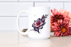 Glass Gladiolus with Metallic Insertions | Watercolor Splash Product Image 2