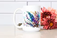 Watercolor Luxury Flower Splash Clipart Product Image 2