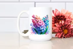 Glossy Hyacinth Flower PNG Product Image 2