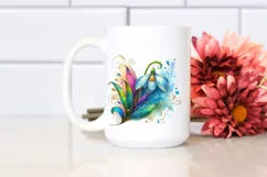 Watercolor Luxury Flower Love Splash Clipart Product Image 2