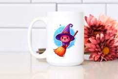 Cute Vibrant Broom Sublimation Clipart Product Image 2