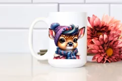 Cute Humorous Baby Deer PNG Product Image 2