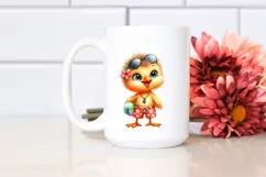Funny Baby Chick Beachwear | Sublimation | Clipart Product Image 2