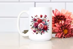 Colorfull Watercolor Sunflower with Material PNG Product Image 2