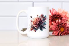 Abstract Shiny Carnation Sublimation Clipart Product Image 2