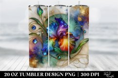 Floral Tumbler, 20 oz Skinny Tumbler Wrap Product Image 2